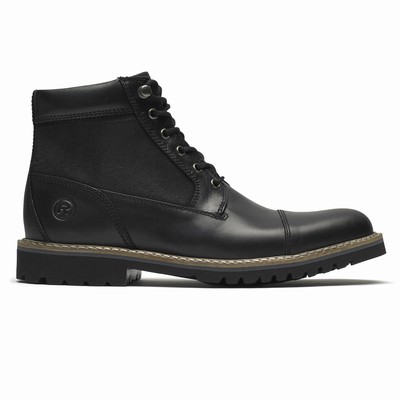 Botas Rockport Marshall Rugged Inside Zip Homem Pretas PT-51092